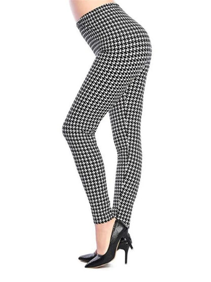 Graffiti Floral Print Leggings