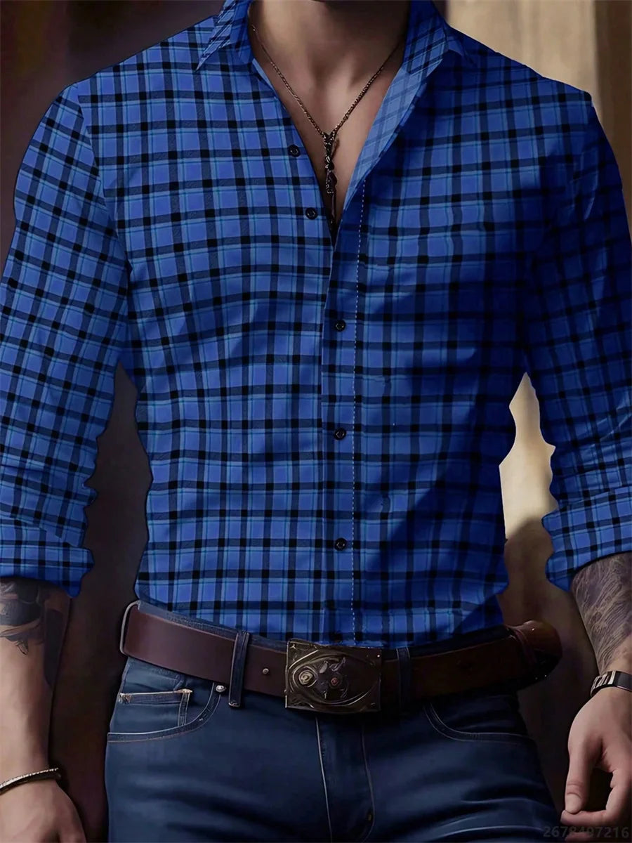 Printed Long Sleeve Shirt