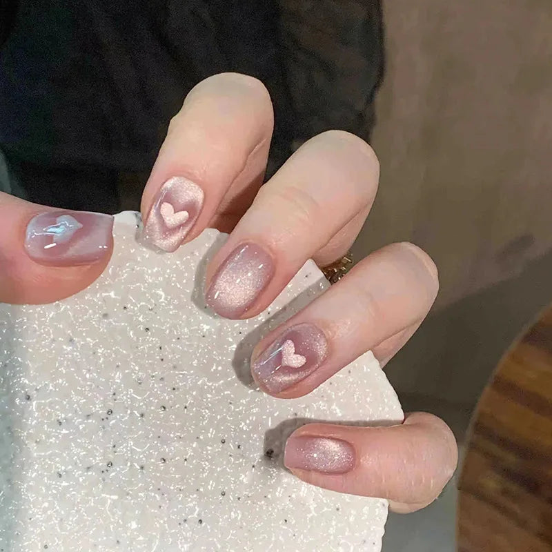 Glitter Coffin Press On Nails