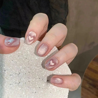 Glitter Coffin Press On Nails
