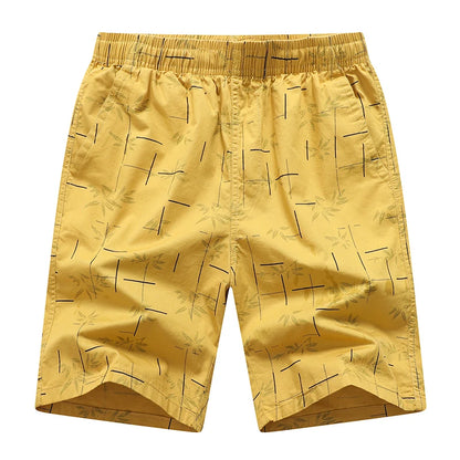 Plaid Cotton Zipper Shorts