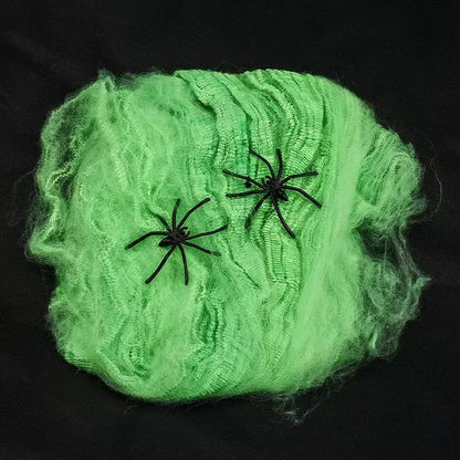 Stretchy Spider Web Decoration
