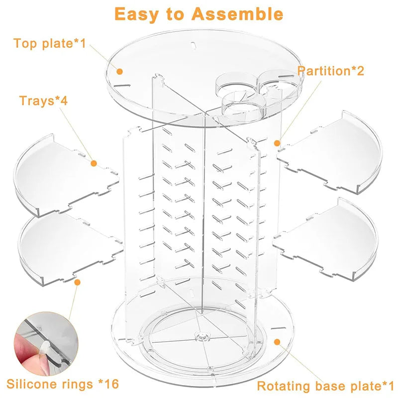 Rotating Makeup Organizer