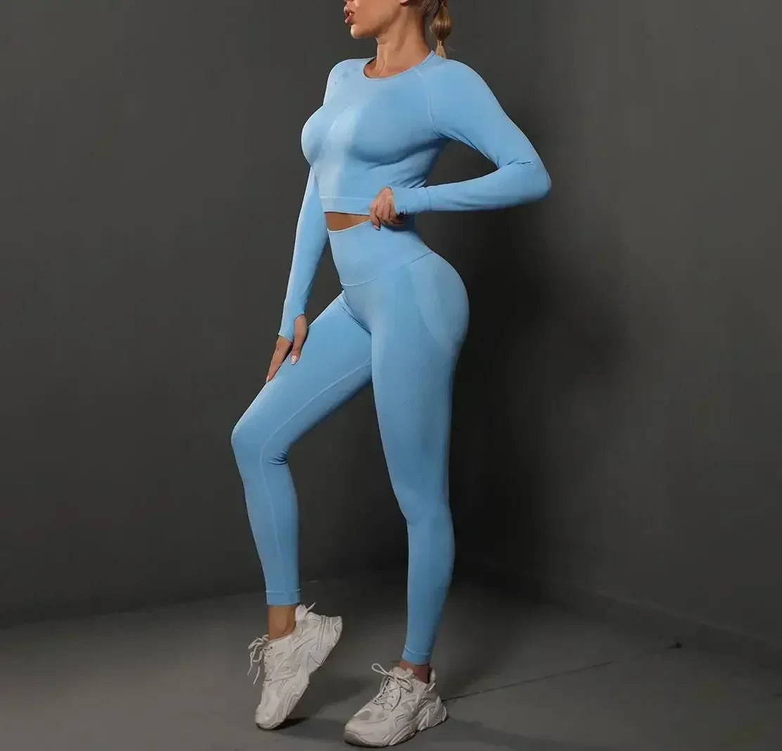 Hip-Lift Seamless Yoga Set