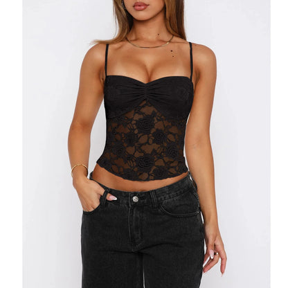 Ruched Lace Camisole