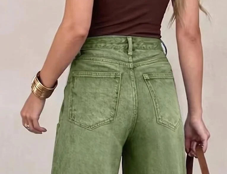 High-Rise Wide-Leg Jeans