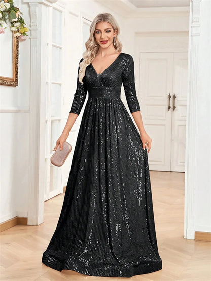 Sequin Evening Gown