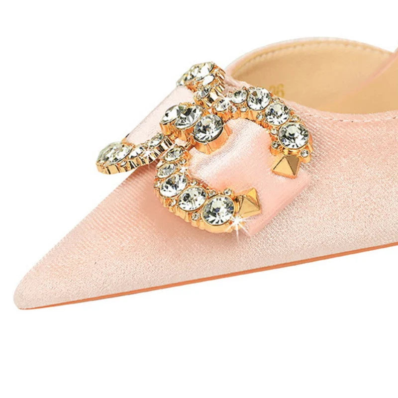 Pink Crystal Party Pumps
