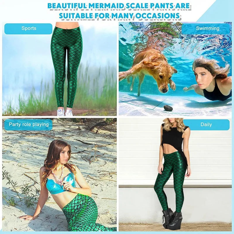 Mermaid Fish Scale Leggings