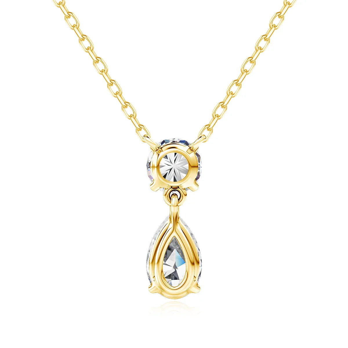 Pear Moissanite Pendant