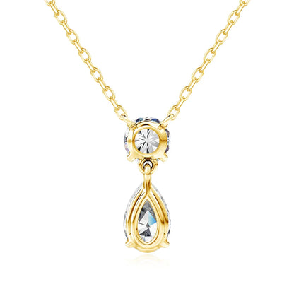 Pear Moissanite Pendant
