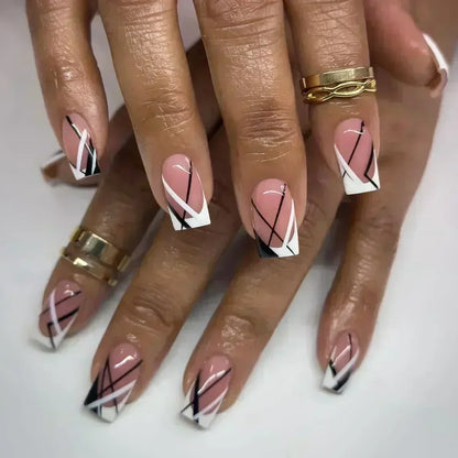 Glitter Coffin Press On Nails