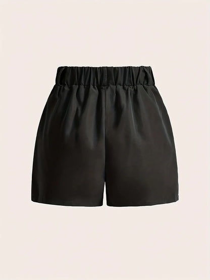 Elastic-Waist Pocket Shorts