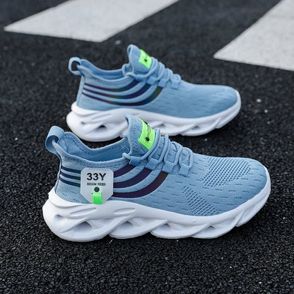 Vulcanized Mesh Jogging Sneakers