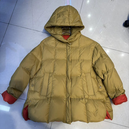 Oversized Hooded Down Jacket