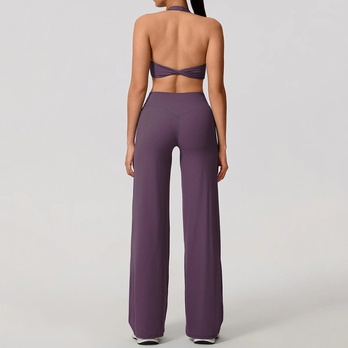 Bell-Bottom Sports Bra Set