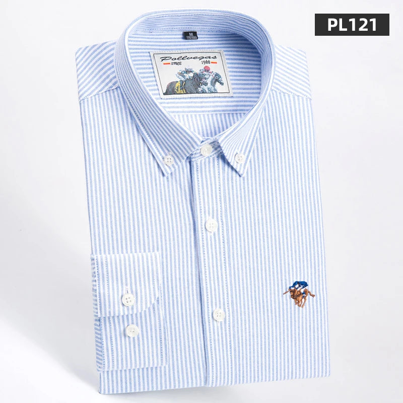 Oxford Striped Business Shirt