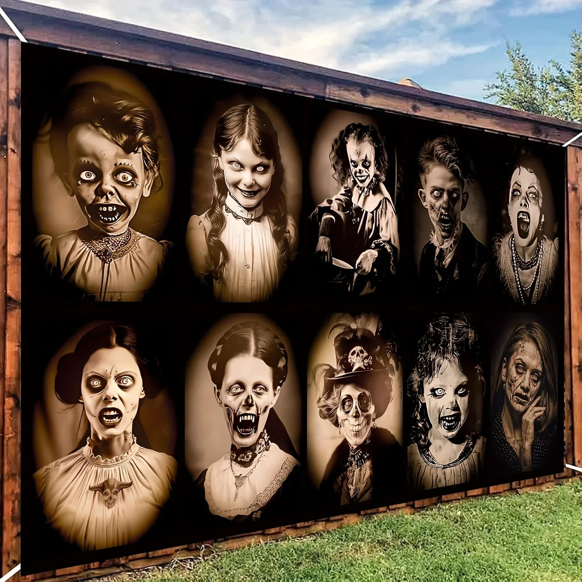 Gothic Horror Backdrop Cloth