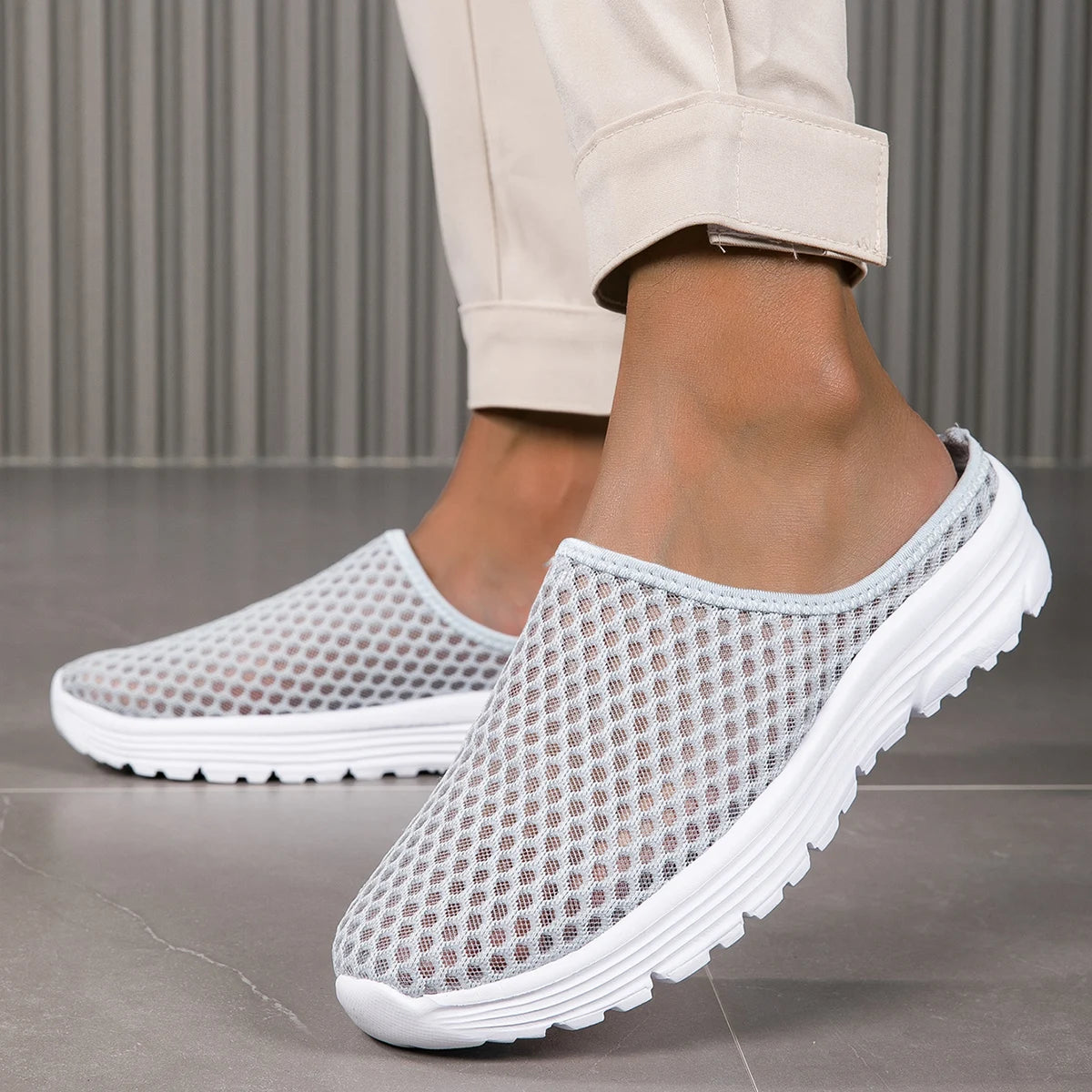 Air Mesh Lazy Slippers