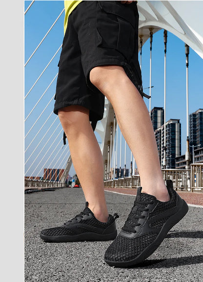 Breathable Mesh Wide-Toe Shoes