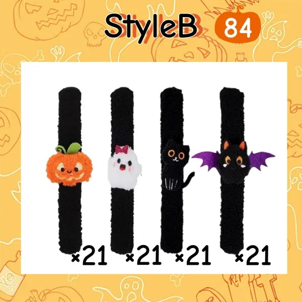 Plush Halloween Slap Bracelets