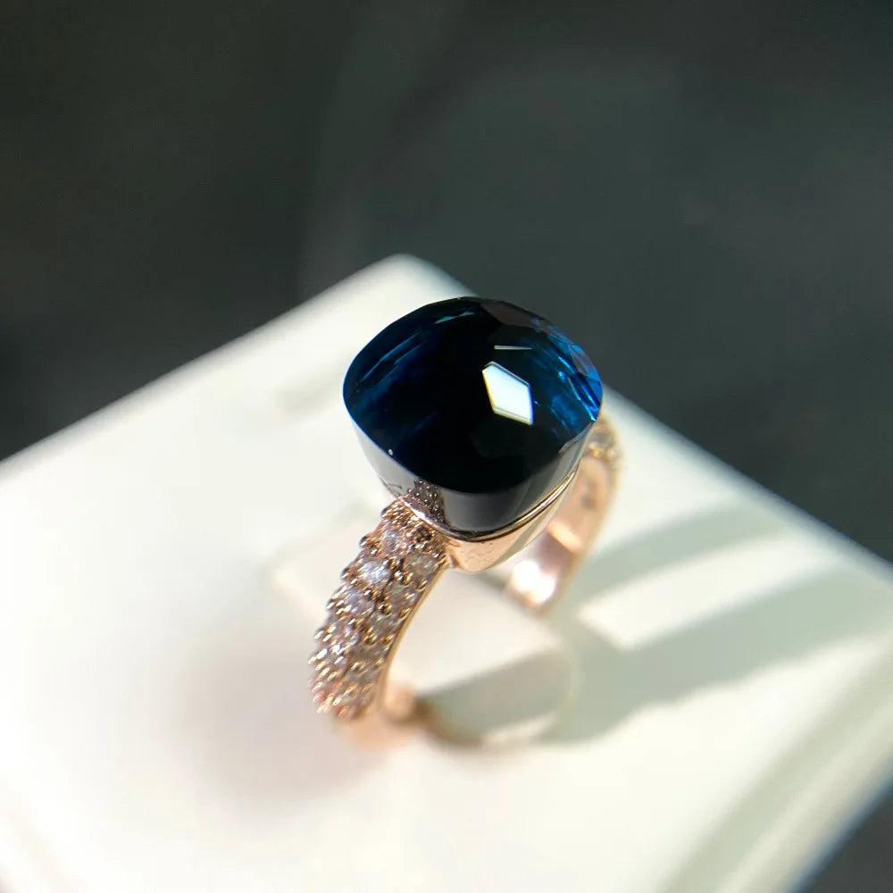 Candy Zircon Crystal Ring