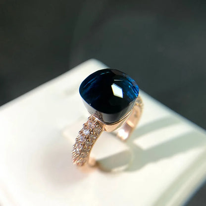 Candy Zircon Crystal Ring