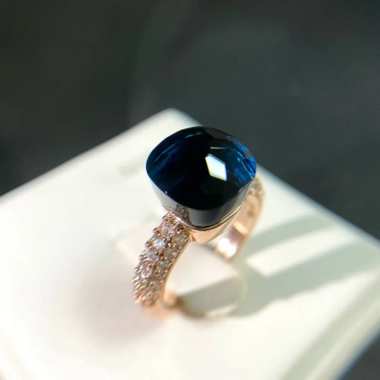 Candy Zircon Crystal Ring