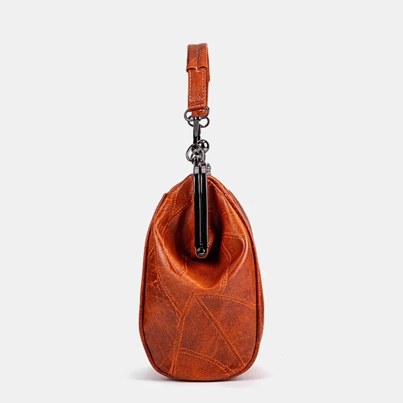 Leather Crossbody Shoulder Tote Bag