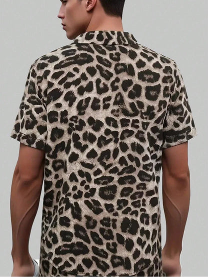 Leopard Zebra Print Leisure Suit