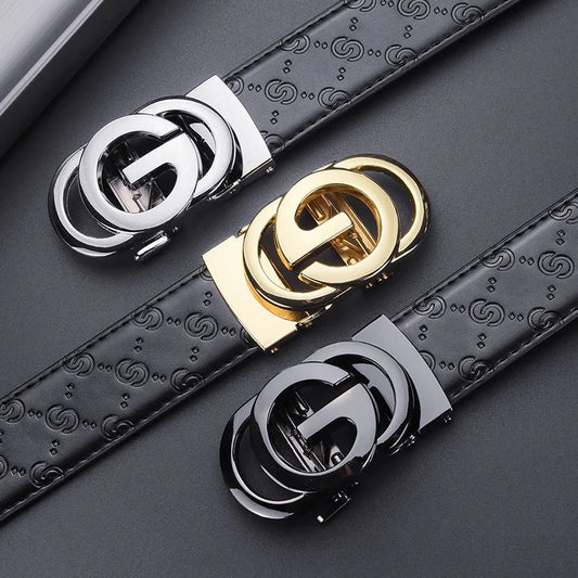 Cowhide Automatic Buckle Belt