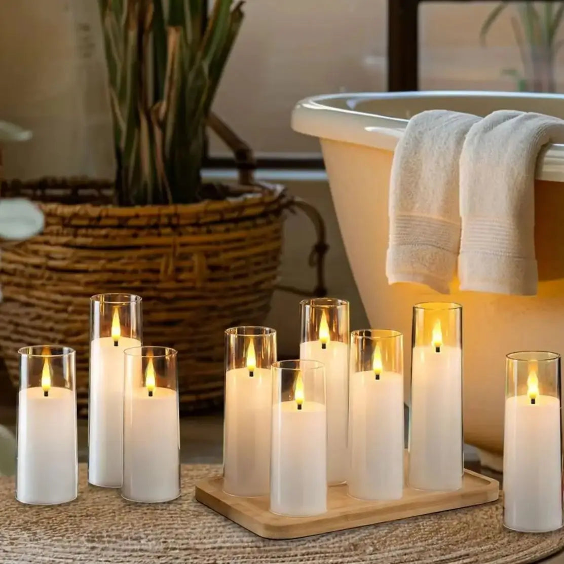 Flameless LED Flicker Candles
