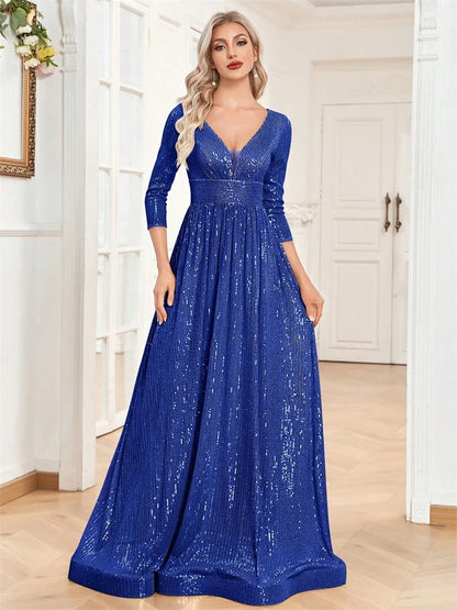 Sequin Evening Gown