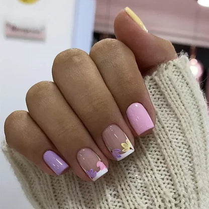 Glitter Coffin Press On Nails