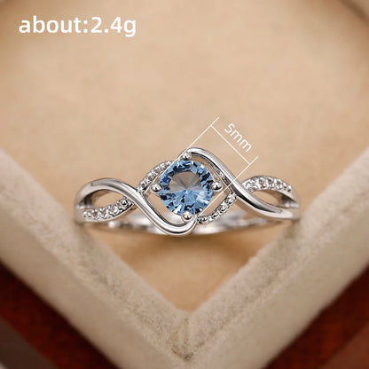Geometric Zircon Wedding Band