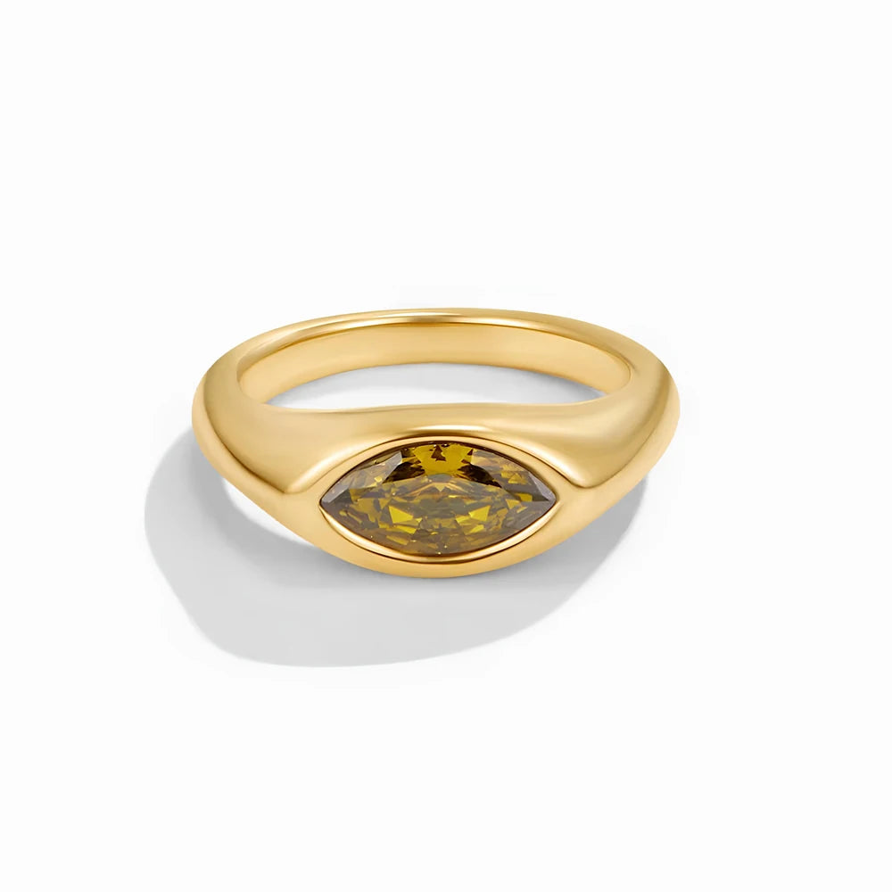 Zircon Cocktail Ring