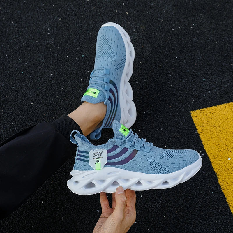 Vulcanized Mesh Jogging Sneakers