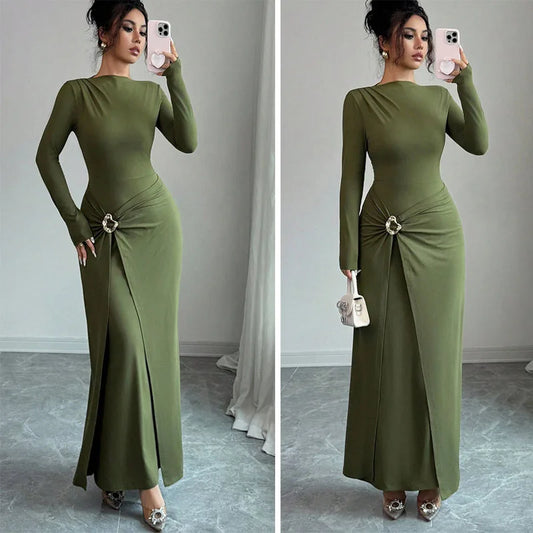 Slim-Fit Knitted Dress