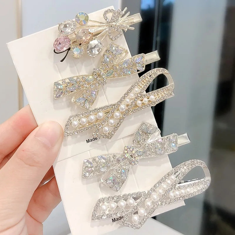 Pearl Hair Clips Set
