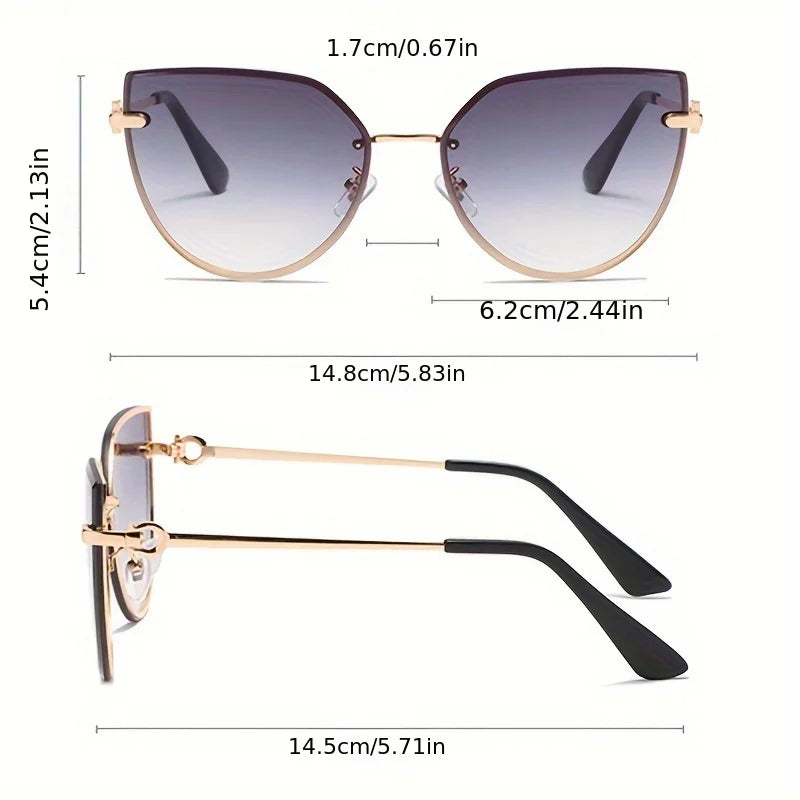 Rectangle Gradient Sunglasses