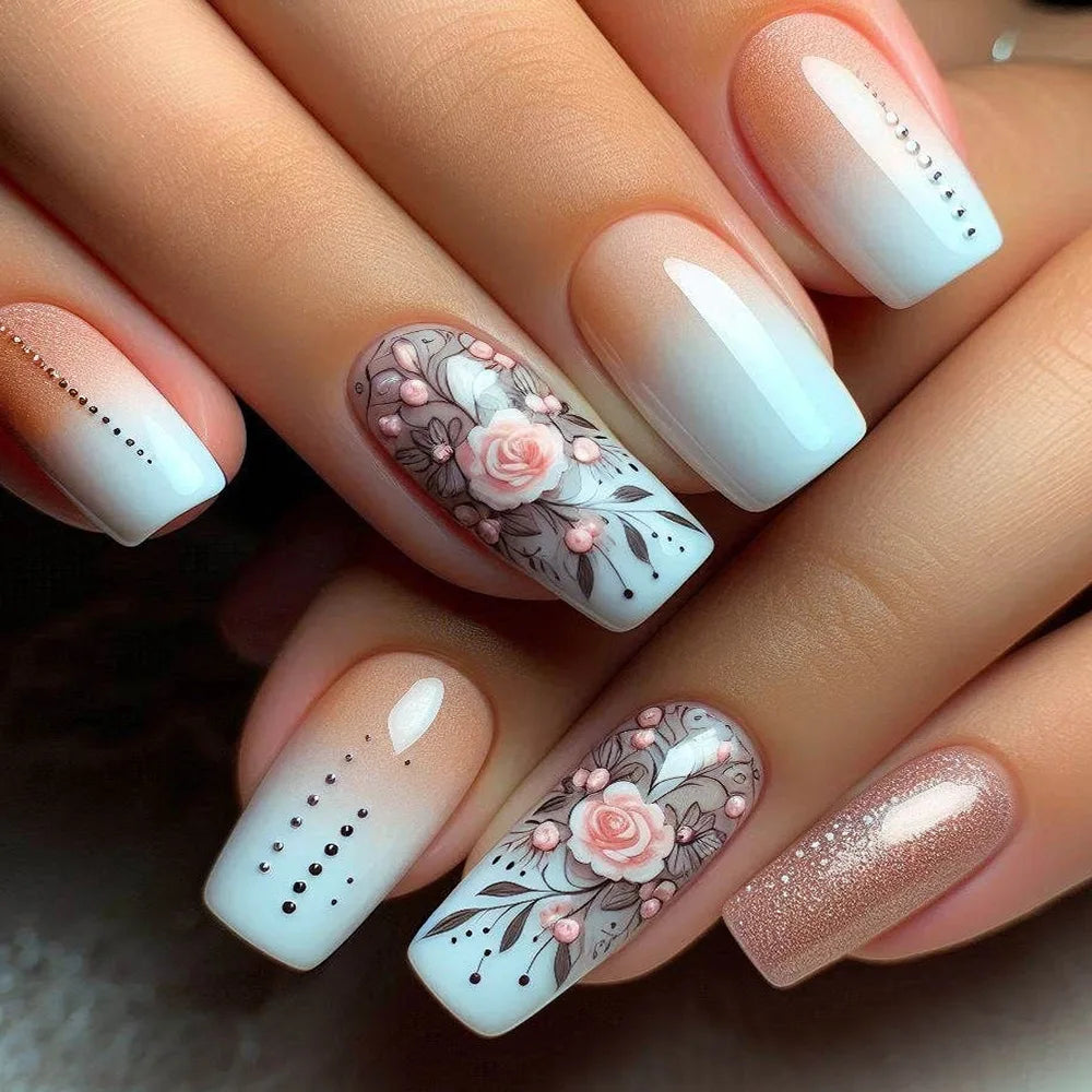French Ballerina Press Nail Set