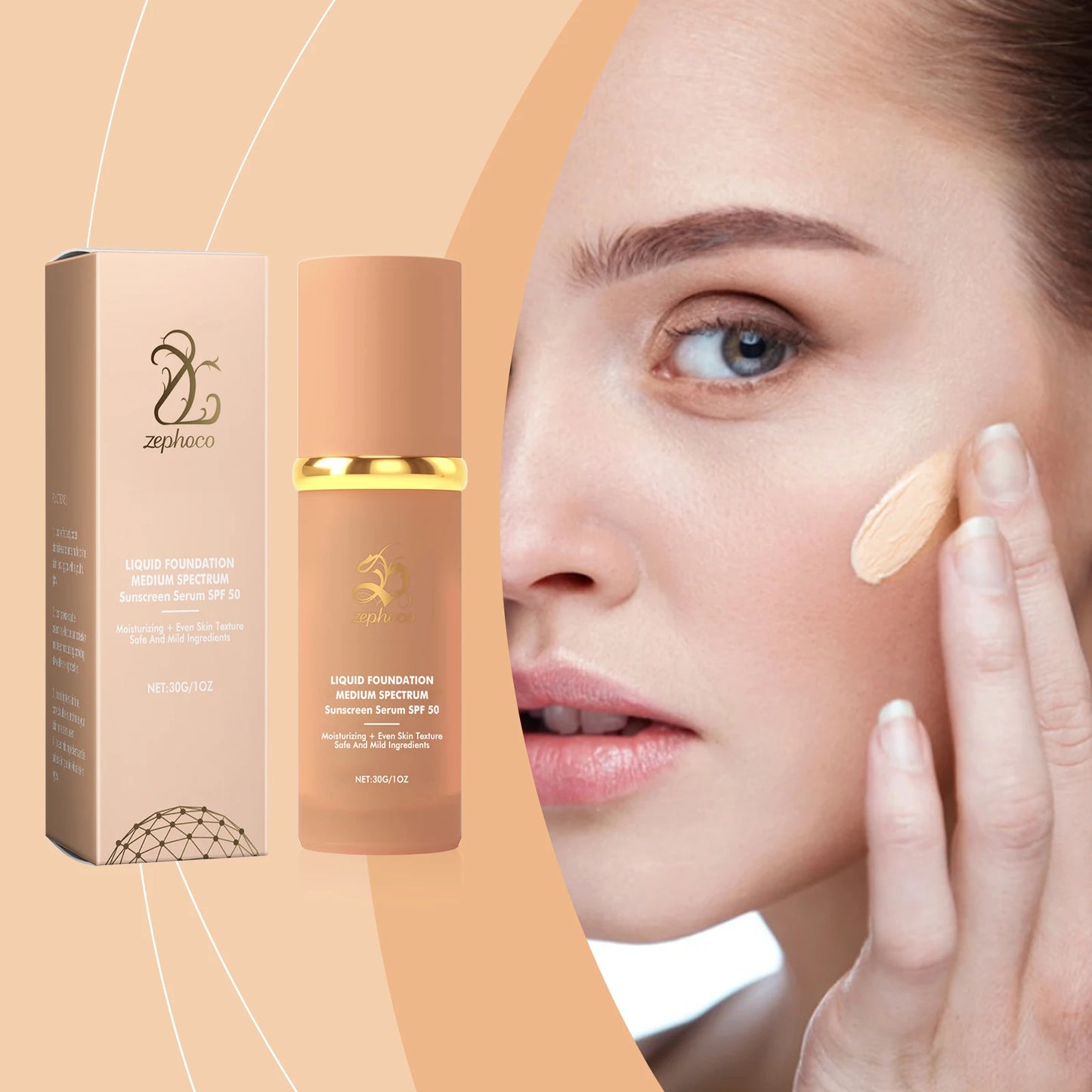 SPF50 Liquid Foundation Base