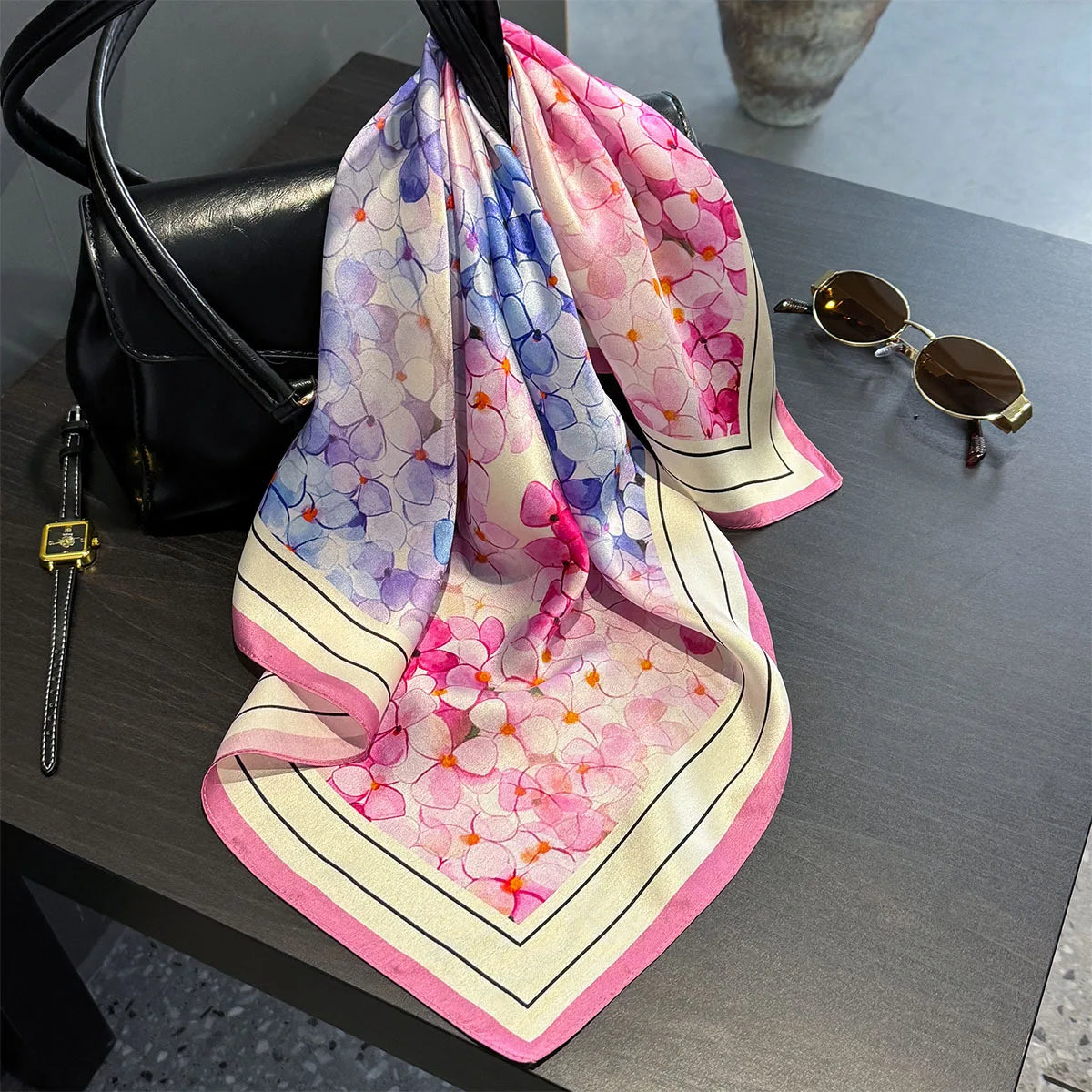 Real Silk 53cm Square Scarf