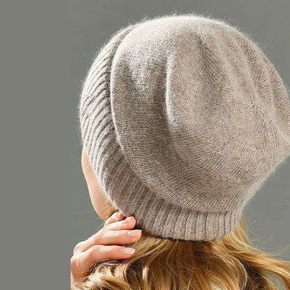 Satin-Lined Cashmere Beanie