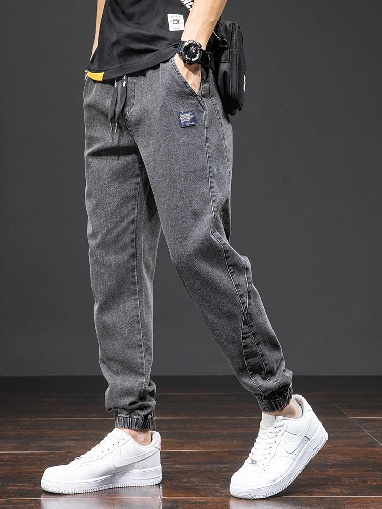 Baggy Denim Cargo Jogger Jeans