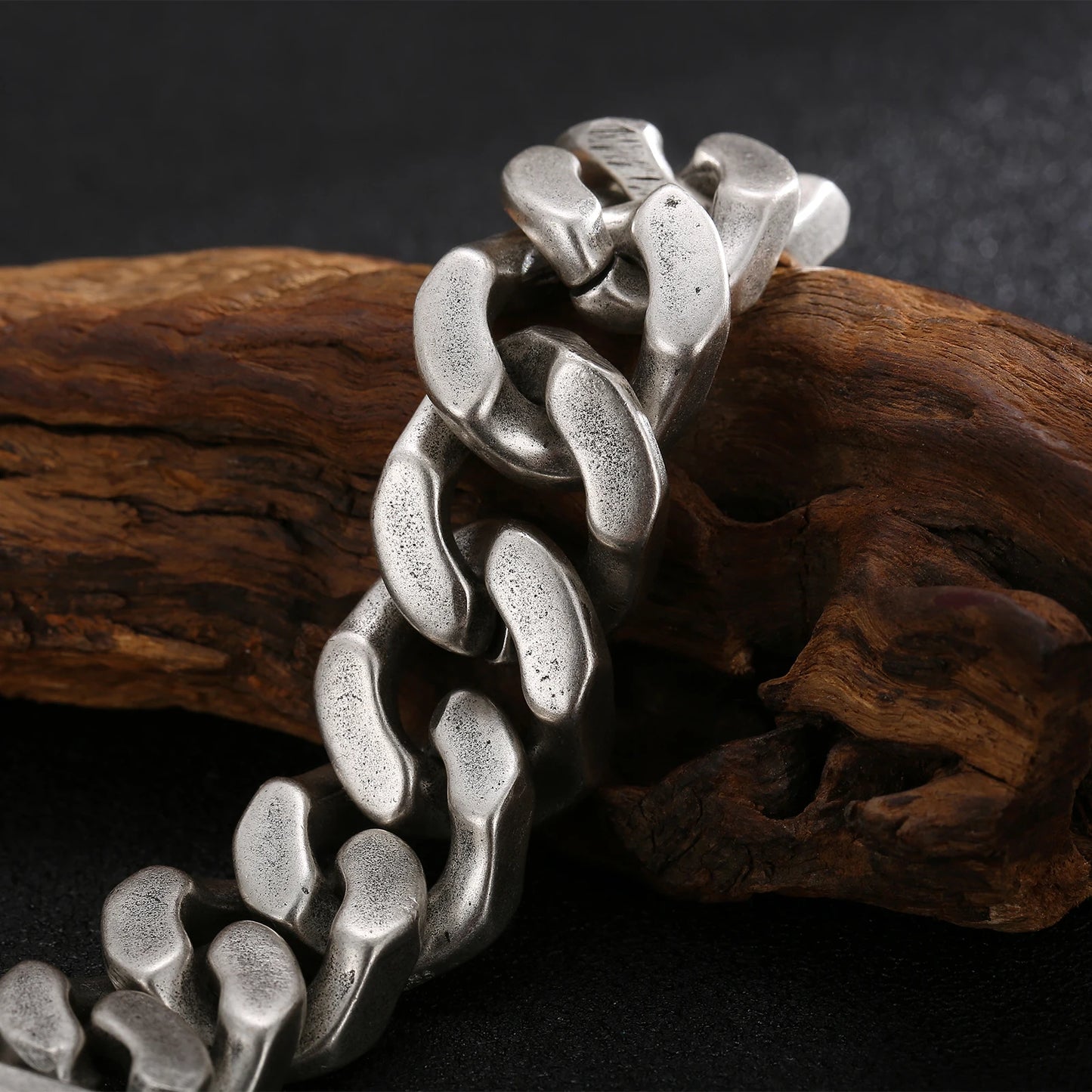 Men’s Heavy Punk Skull Cuban Bracelet