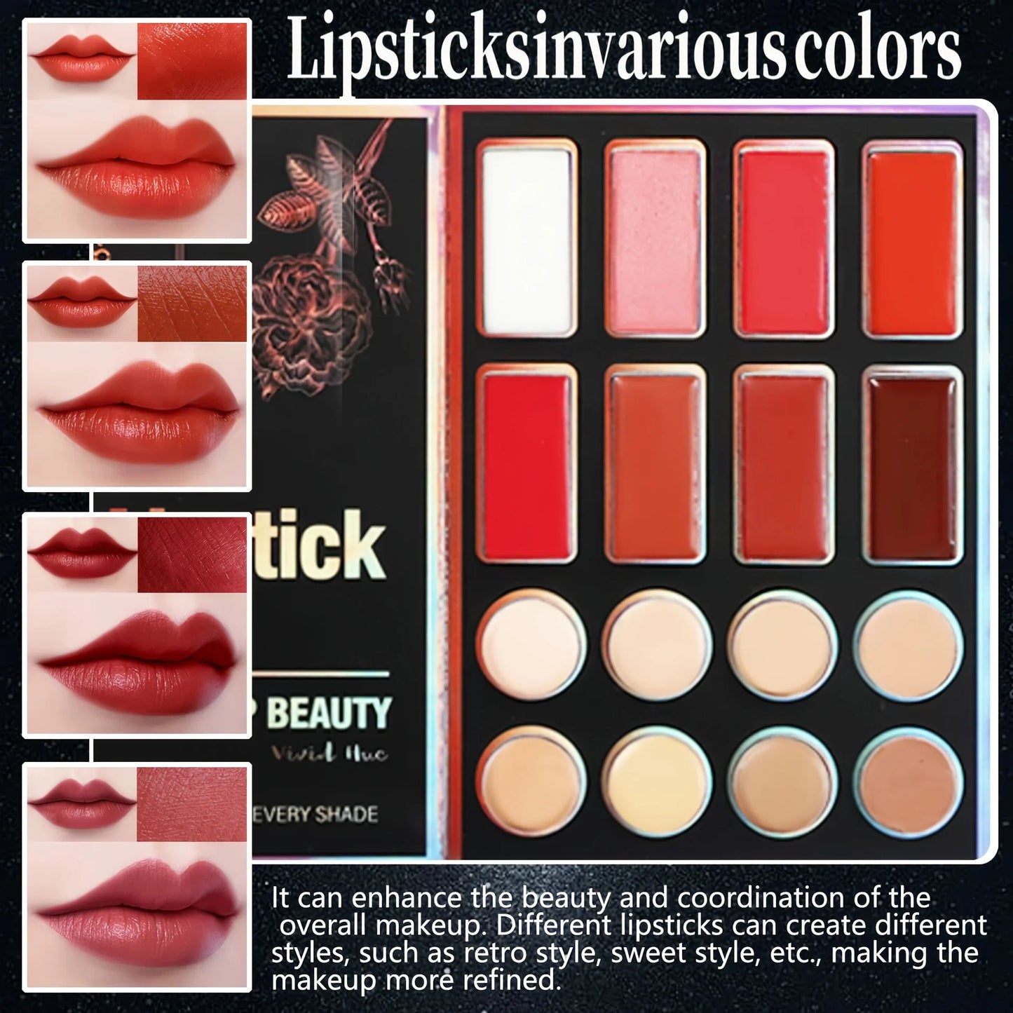 55 Color Makeup Book