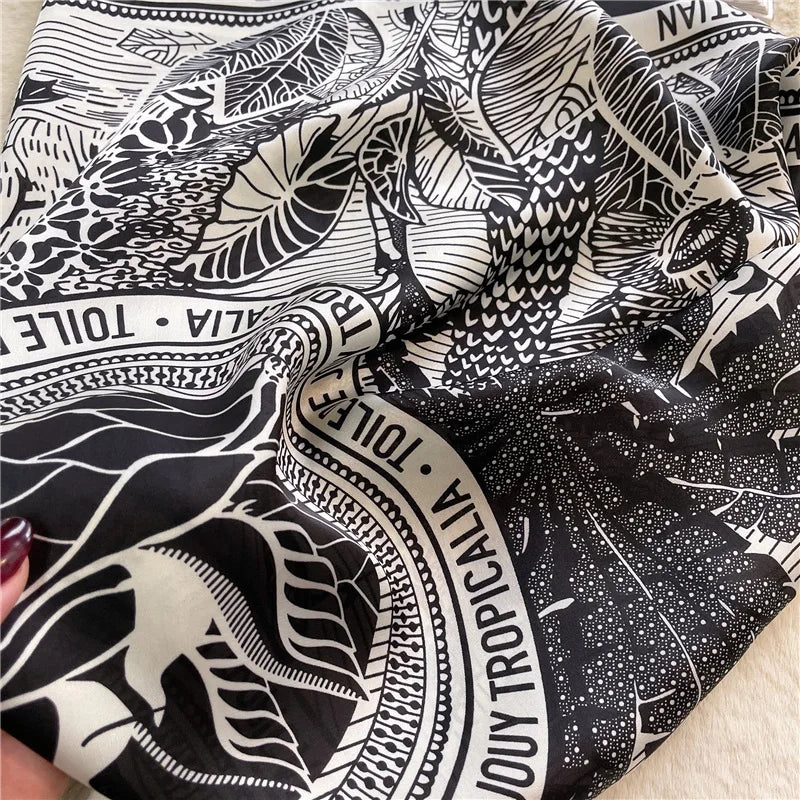 Twill Satin 90cm Square Shawl