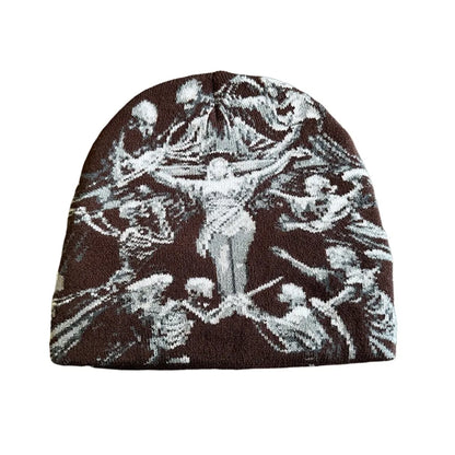 Elastic Jacquard Beanie