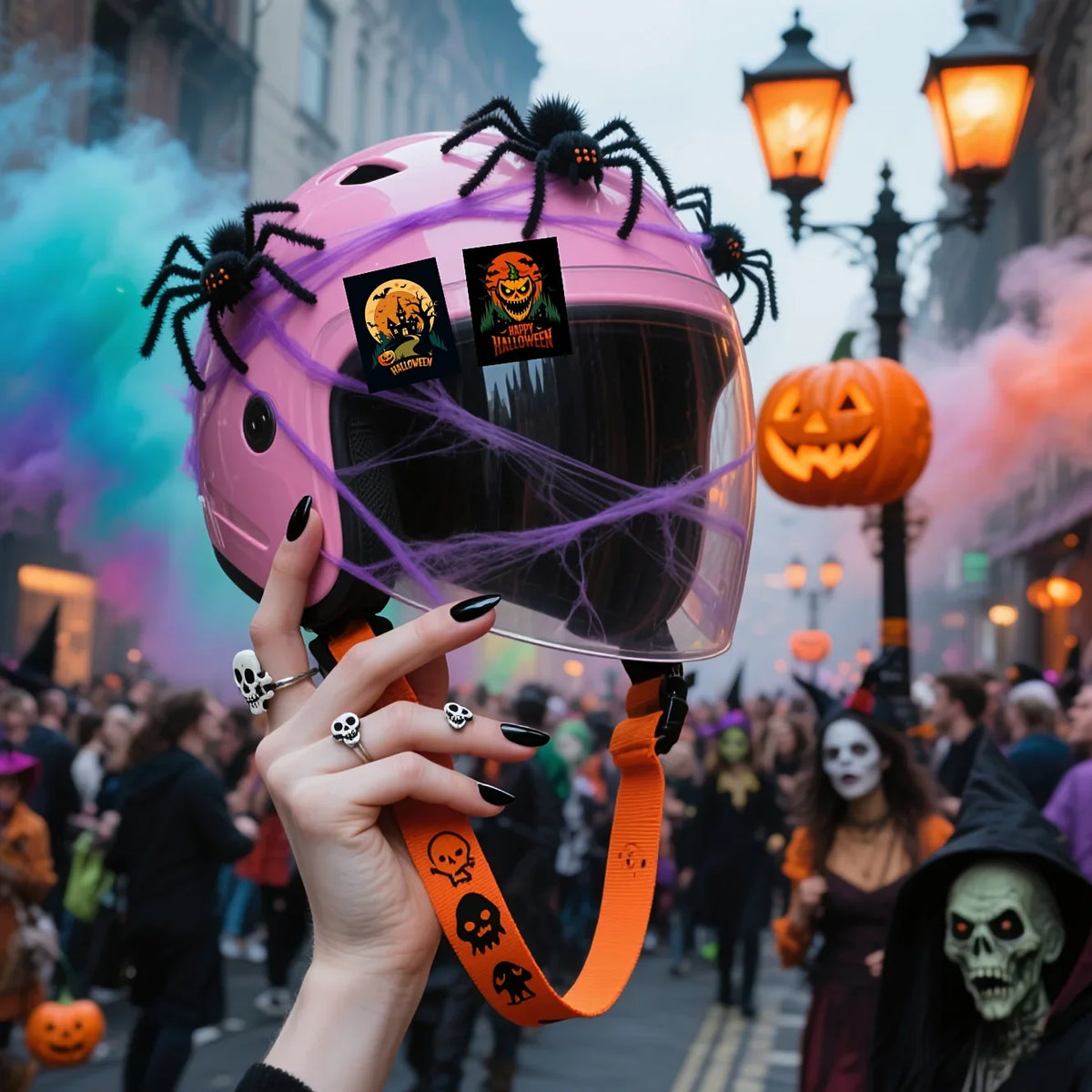 Pumpkin Graffiti Sticker Roll